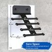 Resistance Rack Band Storage Hanger Gym Equipment Organizer Pull Up Bands Jump Ropes,Storage Rack for Home Gym