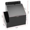 Acrylic Suggestion Box With Lock Wall Mounted Acrylic Donation Box with Sign Slot,Office Ballot Box,Locking Mailbox Suggestion Comment Box,Black