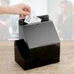 Acrylic Suggestion Box With Lock Wall Mounted Acrylic Donation Box with Sign Slot,Office Ballot Box,Locking Mailbox Suggestion Comment Box,Black