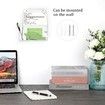 Acrylic Suggestion Box With Lock Wall Mounted Acrylic Donation Box with Sign Slot,Office Ballot Box,Collection Box,Locking Suggestion Comment Box,Clear