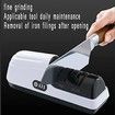 Electric Knife Sharpener, 2 Stages Professional Knife Sharpener Tool, Sharpener Machine with Diamond Grinding Wheel,for Quick Sharpening and Polishing