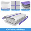 Inflatable AirTrack Air Track Gymnastics Tumbling Floor Mat with Electric Pump Purple 3x1x0.1m