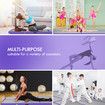 Inflatable AirTrack Air Track Gymnastics Tumbling Floor Mat with Electric Pump Purple 3x1x0.1m