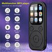 64GB MP3 Player with Bluetooth 5.4, Sport Music Player with Speaker Built-in FM Radio, Voice Recorder, HiFi Lossless Digital Audio Video Playback (Black)