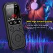 64GB MP3 Player with Bluetooth 5.4, Sport Music Player with Speaker Built-in FM Radio, Voice Recorder, HiFi Lossless Digital Audio Video Playback (Black)