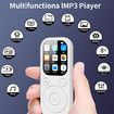 64GB MP3 Player with Bluetooth 5.4, Sport Music Player with Speaker Built-in FM Radio, Voice Recorder, HiFi Lossless Digital Audio Video Playback (White)