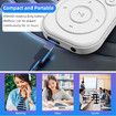 64GB MP3 Player with Bluetooth 5.4, Sport Music Player with Speaker Built-in FM Radio, Voice Recorder, HiFi Lossless Digital Audio Video Playback (White)