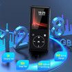 64GB MP3 Player with Bluetooth, Portable MP3 Music Player with HiFi Speaker with Voice Recorder, FM Radio, Touch Buttons