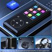 64GB MP3 Player with Bluetooth, Portable MP3 Music Player with HiFi Speaker with Voice Recorder, FM Radio, Touch Buttons