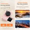 5K Professional Digital Camera Wide Angle Digital Zoom 64MP Camcorder Photography 3 Inch Screen Vlog Video Recorder WIFI Webcam Color Pink