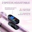 Electric Foot File Callus Remover for Feet Rechargeable Foot Grinder Pedicure Tools 2 Speed Adjustable(Pink)