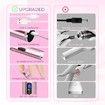 Electric Foot File Callus Remover for Feet Rechargeable Foot Grinder Pedicure Tools 2 Speed Adjustable(Pink)