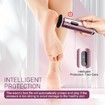 Electric Foot File Callus Remover for Feet Rechargeable Foot Grinder Pedicure Tools 2 Speed Adjustable(Pink)