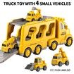 Construction Truck Boy Toys for Age3+,Engineering Transport Vehicle Carrier Truck,Kids Excavator Crane Gifts Toys