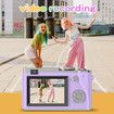 48 MP Digital Camera, 16x Zoom with 2.4 Inch HD Display, Portable Compact Small Camera for Vlogging Photography (Green)