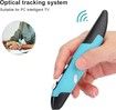 2.4GHz USB Wireless Optical Stylus for Computer Parts for PC Wireless Mouse 2.4G Type of Customised Innovative Vertical Stylus (Blue)