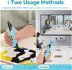 2.4GHz USB Wireless Optical Stylus for Computer Parts for PC Wireless Mouse 2.4G Type of Customised Innovative Vertical Stylus (Blue)