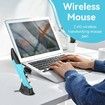 2.4GHz USB Wireless Optical Stylus for Computer Parts for PC Wireless Mouse 2.4G Type of Customised Innovative Vertical Stylus (Blue)