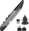 2.4GHz USB Wireless Optical Stylus for Computer Parts for PC Wireless Mouse 2.4G Type of Customised Innovative Vertical Stylus (Grey)