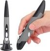 2.4GHz USB Wireless Optical Stylus for Computer Parts for PC Wireless Mouse 2.4G Type of Customised Innovative Vertical Stylus (Grey)