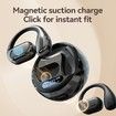 Real Time Language Translation Earbuds, Open Ear AI Translation Earbuds, 144 Languages Translator Earbuds for iOS & Android (Black)
