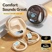 Real Time Language Translation Earbuds, Open Ear AI Translation Earbuds, 144 Languages Translator Earbuds for iOS & Android (Black)