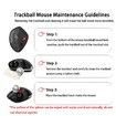 Rechargeable USB Bluetooth Wireless Mouse for Laptop PC, Mac,Programmable Buttons,Easy Thumb Control,Adjustable Angle & Connect RGB Light(Black)