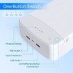 Portable Cleaner Machine with Blue Light,USB Cleaning Tool for Manicure Salon,Tattoo,Scissors,Jewelry,Phone, Watch,Keys(White)