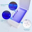 Portable Cleaner Machine with Blue Light,USB Cleaning Tool for Manicure Salon,Tattoo,Scissors,Jewelry,Phone, Watch,Keys(White)