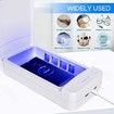 Portable Cleaner Machine with Blue Light,USB Cleaning Tool for Manicure Salon,Tattoo,Scissors,Jewelry,Phone, Watch,Keys(White)