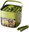 Portable Large Capacity Ice Maker with ABS Storage Tray For Fridge Kitchen Perfect for Parties,Outdoor Events Color Green
