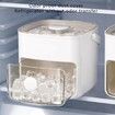 Portable Large Capacity Ice Maker with ABS Storage Tray For Fridge Kitchen Perfect for Parties,Outdoor Events Color Green