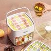 Portable Large Capacity Ice Maker with ABS Storage Tray For Fridge Kitchen Perfect for Parties,Outdoor Events Color Green