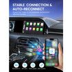 Wireless Carplay Adapter,2 in 1 Plug and Play Dongle for iPhone & Andriod Auto USB A/C Converts Factory Wired to Wireless for Cars from 2016+ & iOS 10+