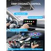 Wireless Carplay Adapter,2 in 1 Plug and Play Dongle for iPhone & Andriod Auto USB A/C Converts Factory Wired to Wireless for Cars from 2016+ & iOS 10+