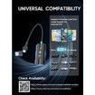 Wireless Carplay Adapter,2 in 1 Plug and Play Dongle for iPhone & Andriod Auto USB A/C Converts Factory Wired to Wireless for Cars from 2016+ & iOS 10+