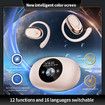 Wireless Earbuds, Bluetooth 5.4 Headphones in Ear buds, HiFi Stereo Wireless Earphones with IP7 Waterproof, LED Display (Pink)