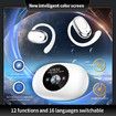 Wireless Earbuds, Bluetooth 5.4 Headphones in Ear buds, HiFi Stereo Wireless Earphones with IP7 Waterproof, LED Display (White)