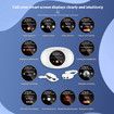 Wireless Earbuds, Bluetooth 5.4 Headphones in Ear buds, HiFi Stereo Wireless Earphones with IP7 Waterproof, LED Display (White)