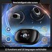 Wireless Earbuds, Bluetooth 5.4 Headphones in Ear buds, HiFi Stereo Wireless Earphones with IP7 Waterproof, LED Display (Black)