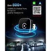 Wireless Carplay Adapter,2 in 1 Plug and Play Dongle for iPhone & Andriod Auto USB A/C Converts Factory Wired to Wireless for Cars from 2016+ & iOS 10+