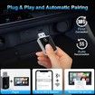 Carplay Wireless Adapter & Wireless Carplay Adapter for Android,2 in 1 Wireless Carplay Adapter USB A to C,Plug & Play Wireless Carplay Adapter