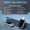 Carplay Wireless Adapter & Wireless Carplay Adapter for Android,2 in 1 Wireless Carplay Adapter USB A to C,Plug & Play Wireless Carplay Adapter