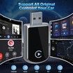 Carplay Wireless Adapter & Wireless Carplay Adapter for Android,2 in 1 Wireless Carplay Adapter USB A to C,Plug & Play Wireless Carplay Adapter