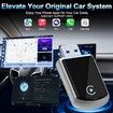 Carplay Wireless Adapter & Wireless Carplay Adapter for Android,2 in 1 Wireless Carplay Adapter USB A to C,Plug & Play Wireless Carplay Adapter