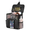 Portable Shower Caddy, Large Capacity Shower Caddy Tote Bag for College Dorm Room Essentials,Quick Dry Hanging Toiletry Bag for Travel-Black