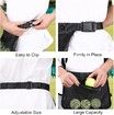 Adjustable Tennis Ball Band Holder,Pickleball Waist Pouch Holder,Can Packing 8-10 Tennis or Pickleball,For Tennis,Cycling,Golf