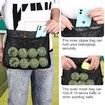 Adjustable Tennis Ball Band Holder,Pickleball Waist Pouch Holder,Can Packing 8-10 Tennis or Pickleball,For Tennis,Cycling,Golf