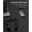 5 Pack USB Computer Headset with Clear Chat Microphone,Lightweight On-Ear Wired Headset for MS Teams,Skype,Webinars,Call Center and More (Black)