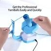 Automatic Yarn Winder Thread Winder Reusable Efficiently, Yarn Dispenser Electric Yarn Ball Winder for Knitters Crocheters,Blue